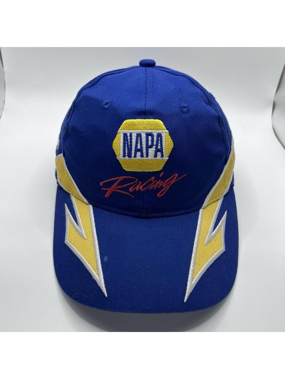 Vintage Michael Waltrip NAPA Racing #15 NASCAR Strapback Flames Hat Cap